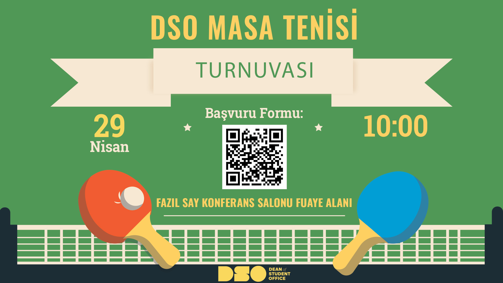 Raket Sesleriyle Uyanan Kampüs: DSO Masa Tenisi Turnuvası Başlıyor!